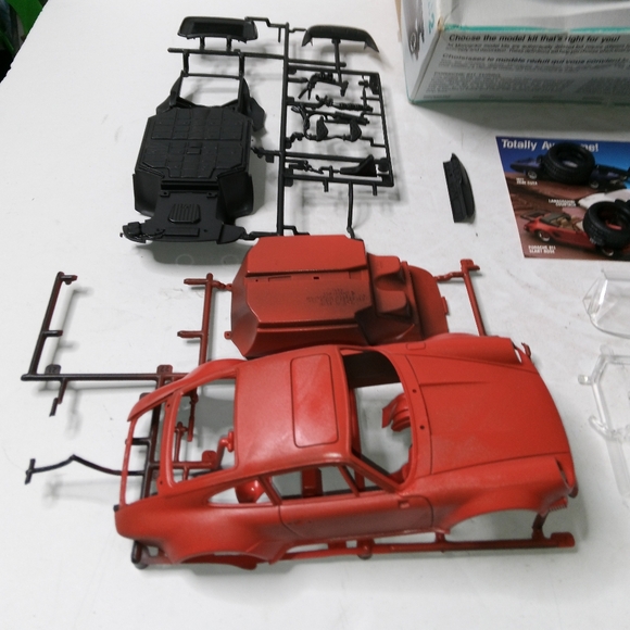 1992 Monogram Porsche 911 Turbo 1:24 Model Kit #2956 Vintage Complete Set - Picture 2 of 11